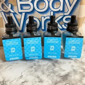 Four Bath & Body Works Spa Day Wallflower Refills